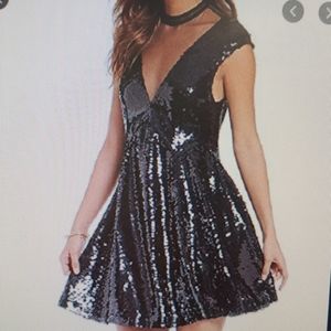 Free People Dance Till Dawn Sequin Dress S.XS